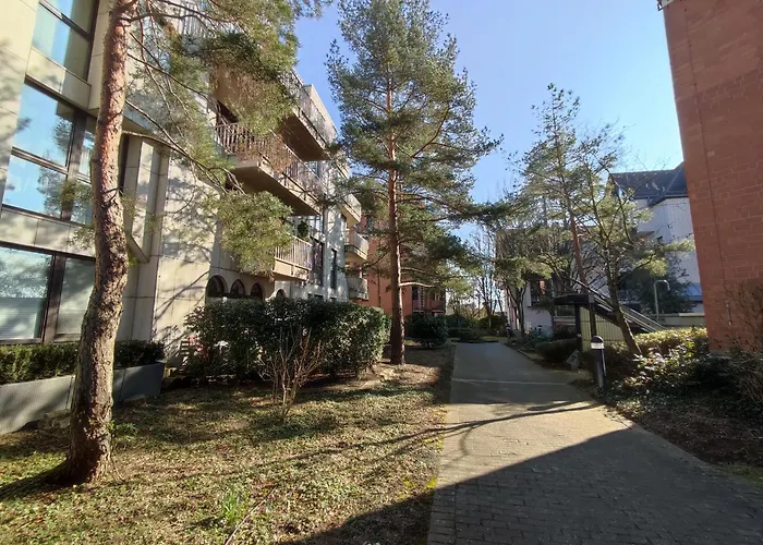 Nature View Mit Balkon, Indoor Pool, Kueche Tiefgarage Auf Anfrage Висбаден